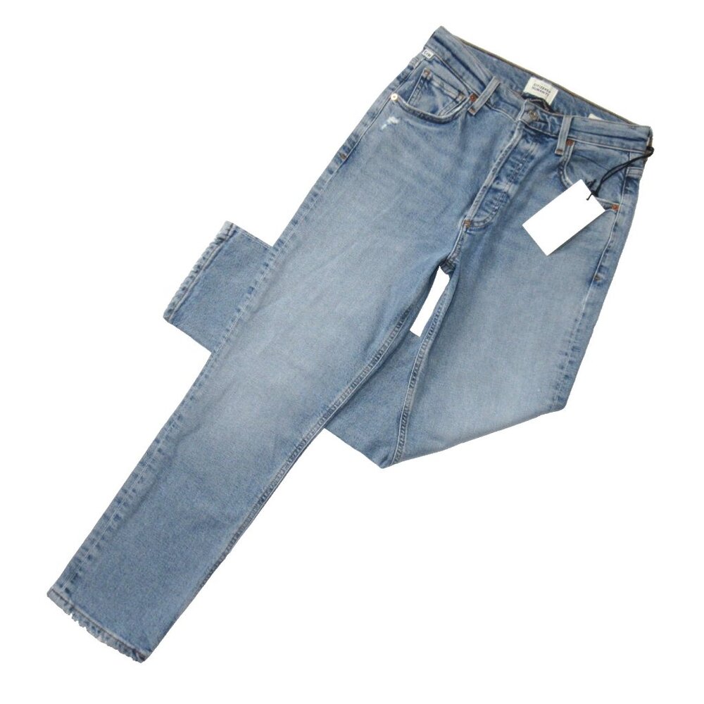 NWT Citizens of Humanity Charlotte Crop in Dalia High Rise Straight Jeans 25